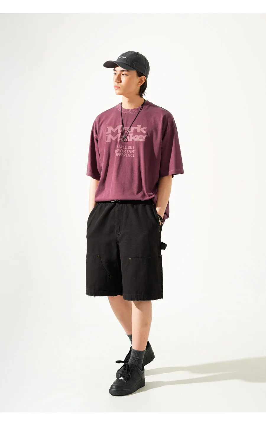 perstep  |[PERSTEP]★24SS★MARK MAKER PIGMENT T-SHIRT