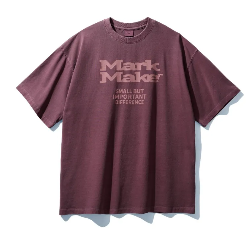 perstep  |[PERSTEP]★24SS★MARK MAKER PIGMENT T-SHIRT