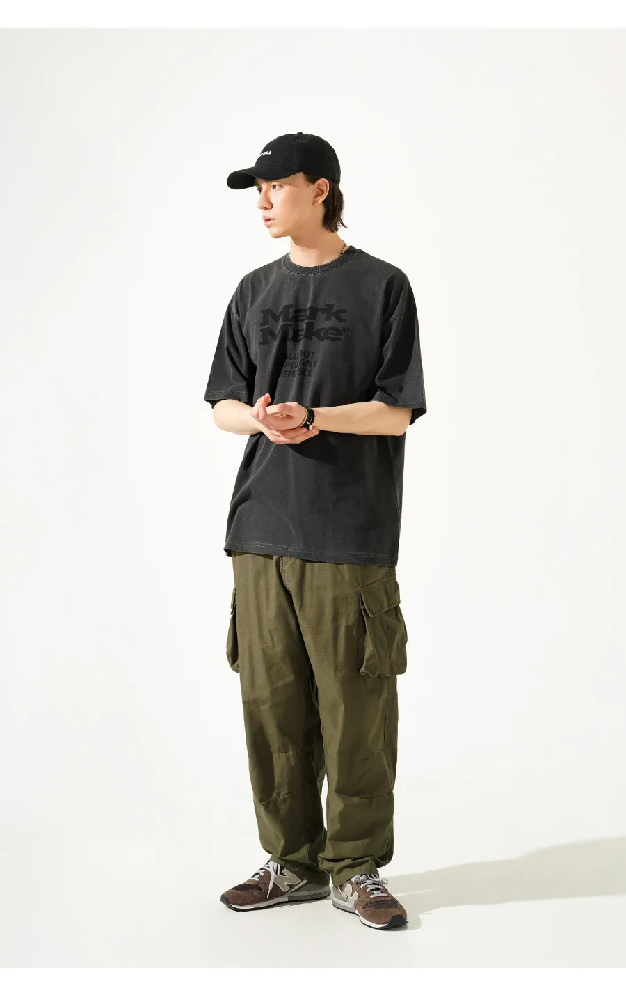 perstep  |[PERSTEP]★24SS★MARK MAKER PIGMENT T-SHIRT