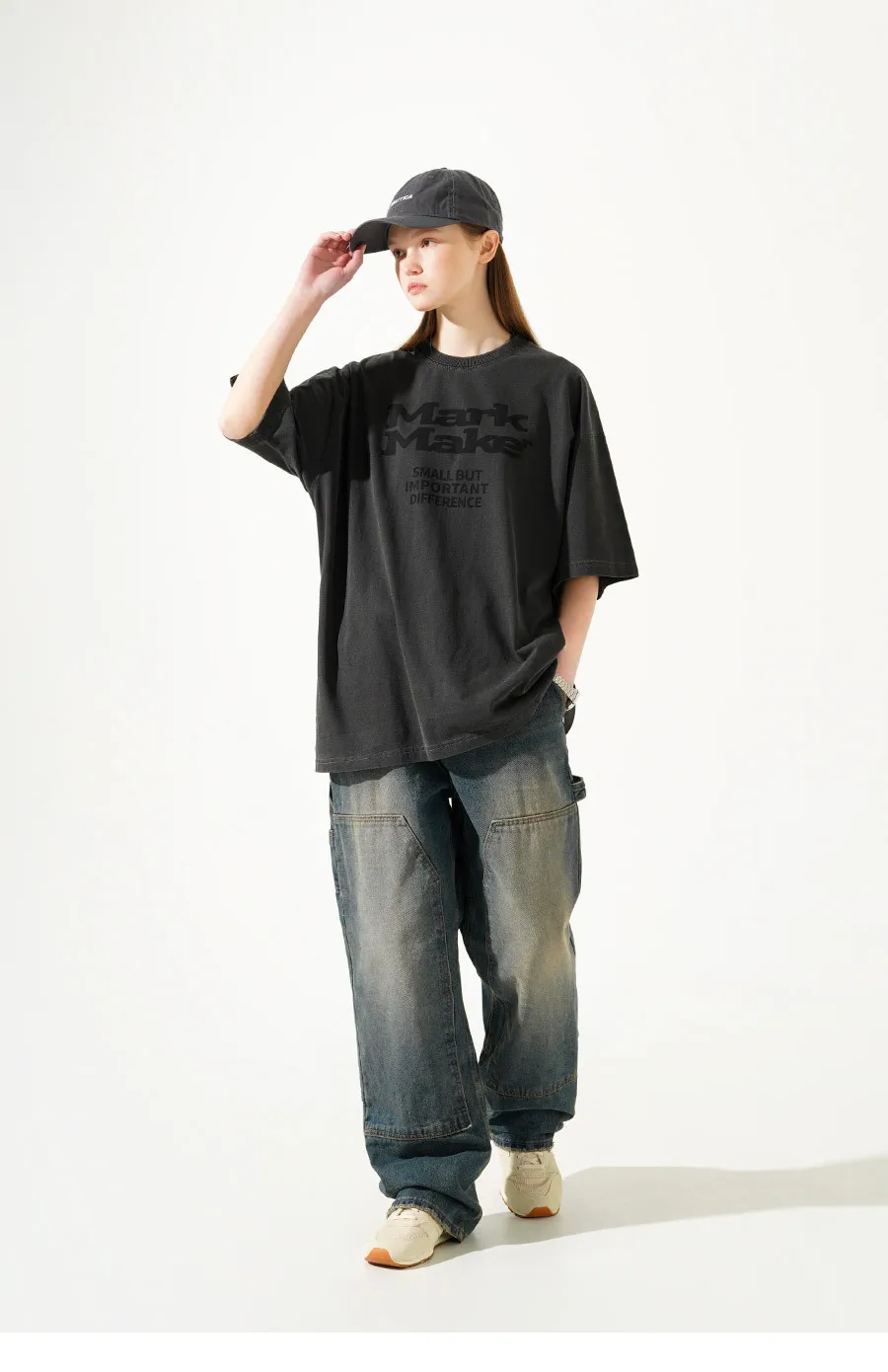 perstep  |[PERSTEP]★24SS★MARK MAKER PIGMENT T-SHIRT