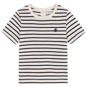 Petit Bateau Baby T-shirt Navy Blue Stripes