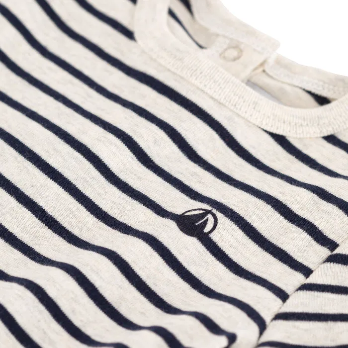 Petit Bateau Baby T-shirt Navy Blue Stripes