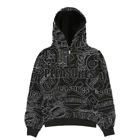 Pleasures Signal Zip Up Hoodie