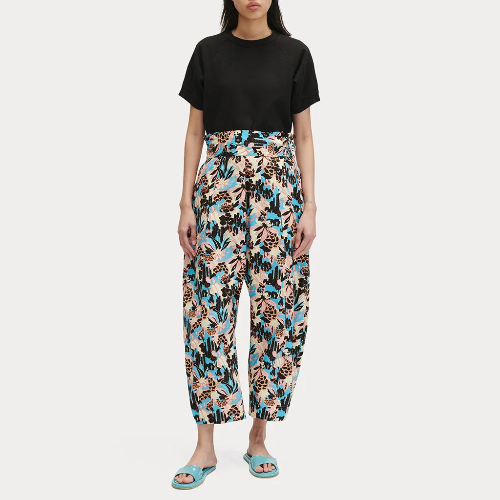 Rachel Comey Woman Drena Pants Blue Floral Print