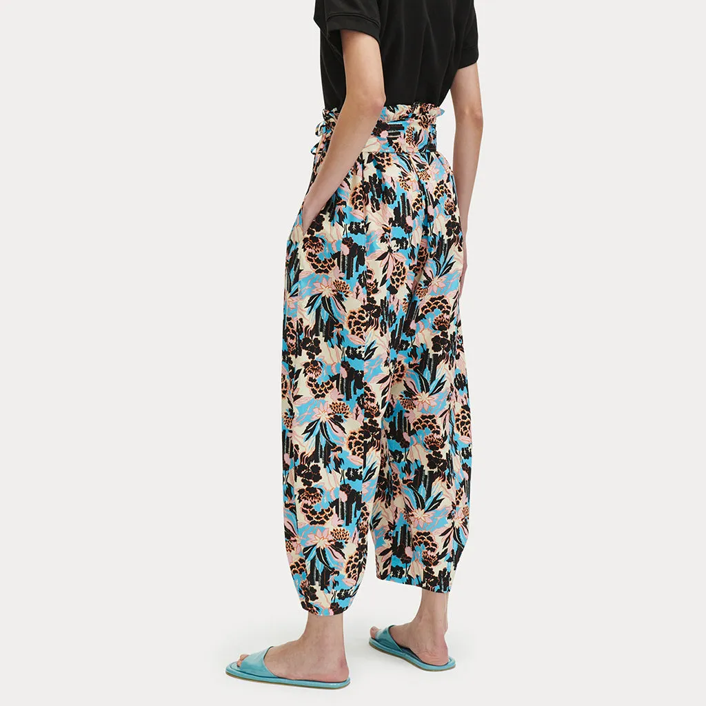 Rachel Comey Woman Drena Pants Blue Floral Print