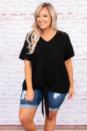 Reveal My Desire Top, Black