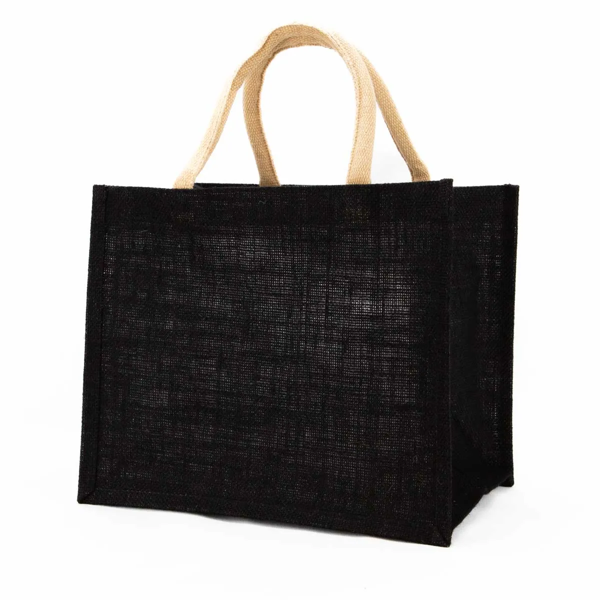 RS Jute Black Gift Tote