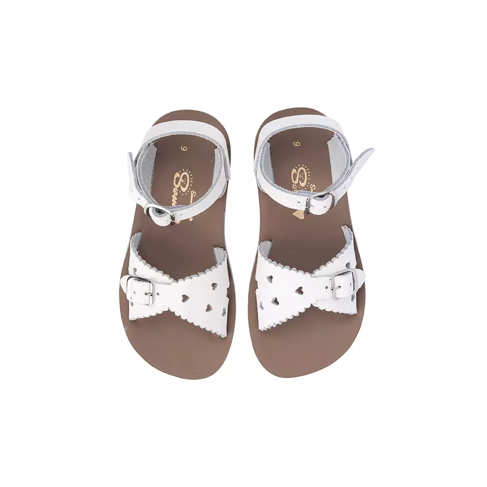 Salt Water Sandals Sun-San Sweetheart WHITE