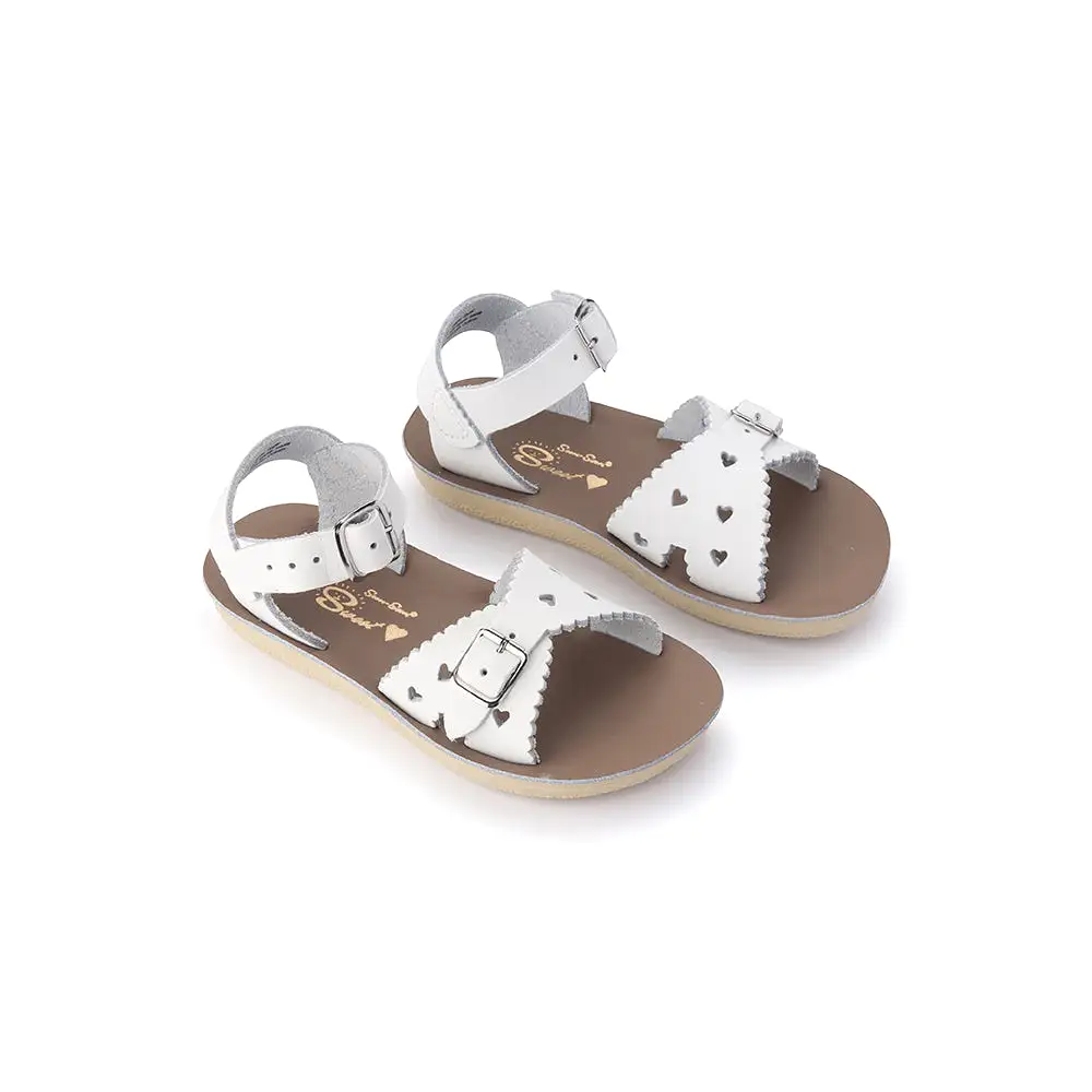 Salt Water Sandals Sun-San Sweetheart WHITE