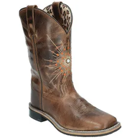 Smoky Mountain Women's Sunburst Western Boots - Brown 9