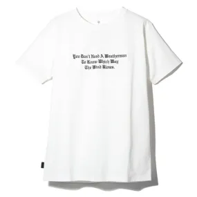 Snow Peak Typographical T-Shirt 4 White