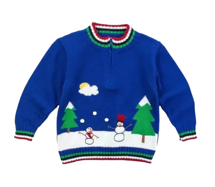 Snow Scene Knit Sweater