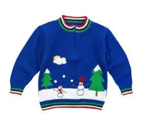 Snow Scene Knit Sweater