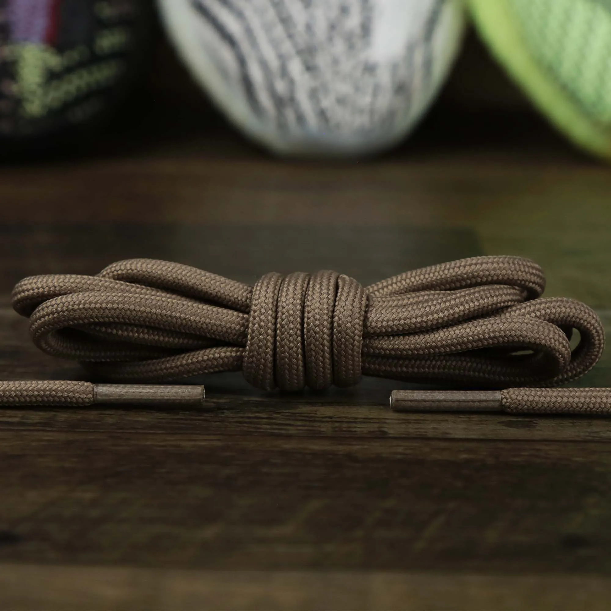 Solid Rope Sand Shoelaces with Sand Aglets | 120cm Capswag