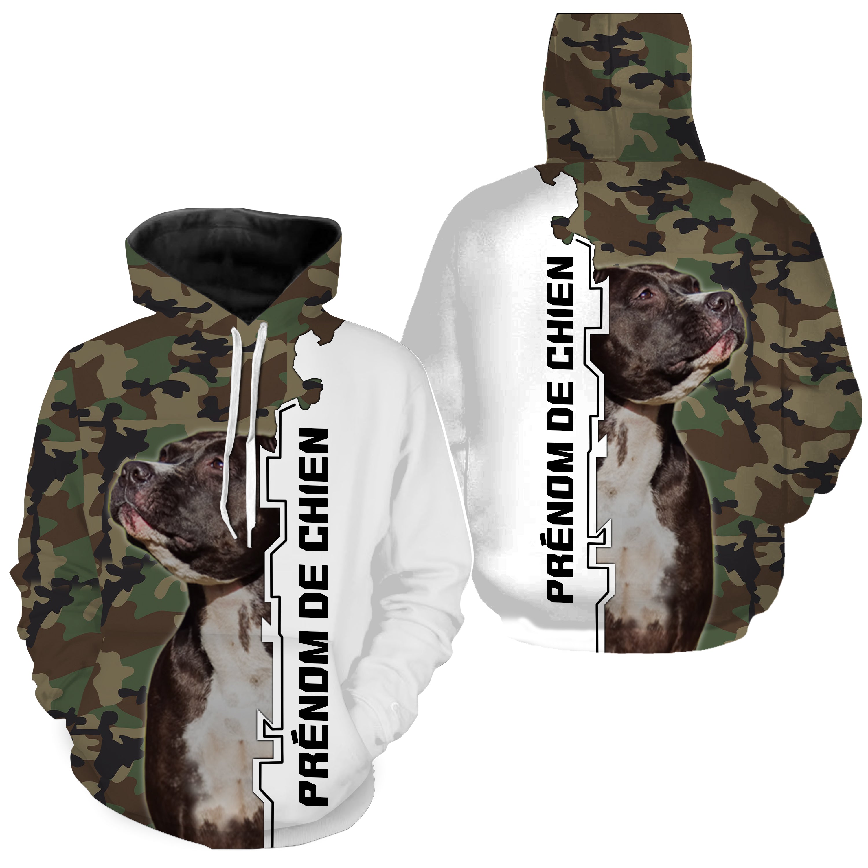 Staffordshire Bull Terrier, Race de Chien Originaire d'Angletterre, T-shirt, Sweat à Capuche Pour Homme, Femme, Cadeau Personnal