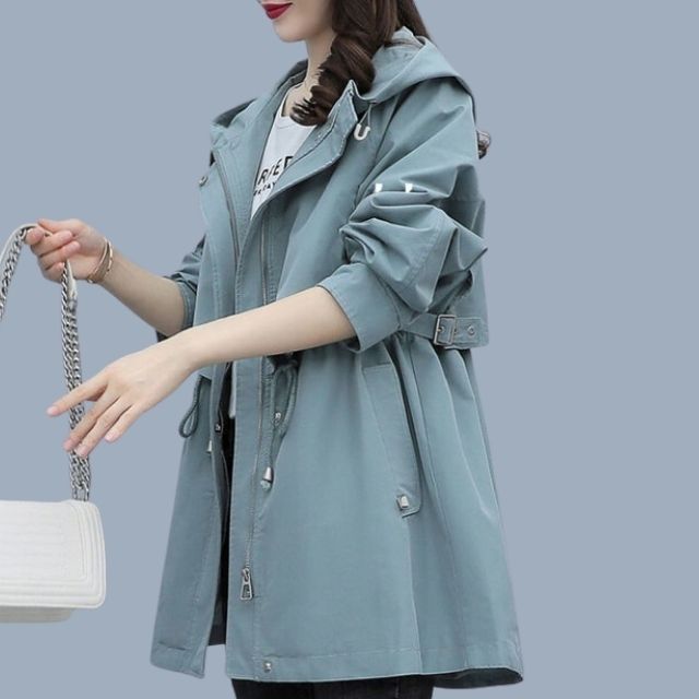 Stay fashionable and sophisticated with mid-length trench coats