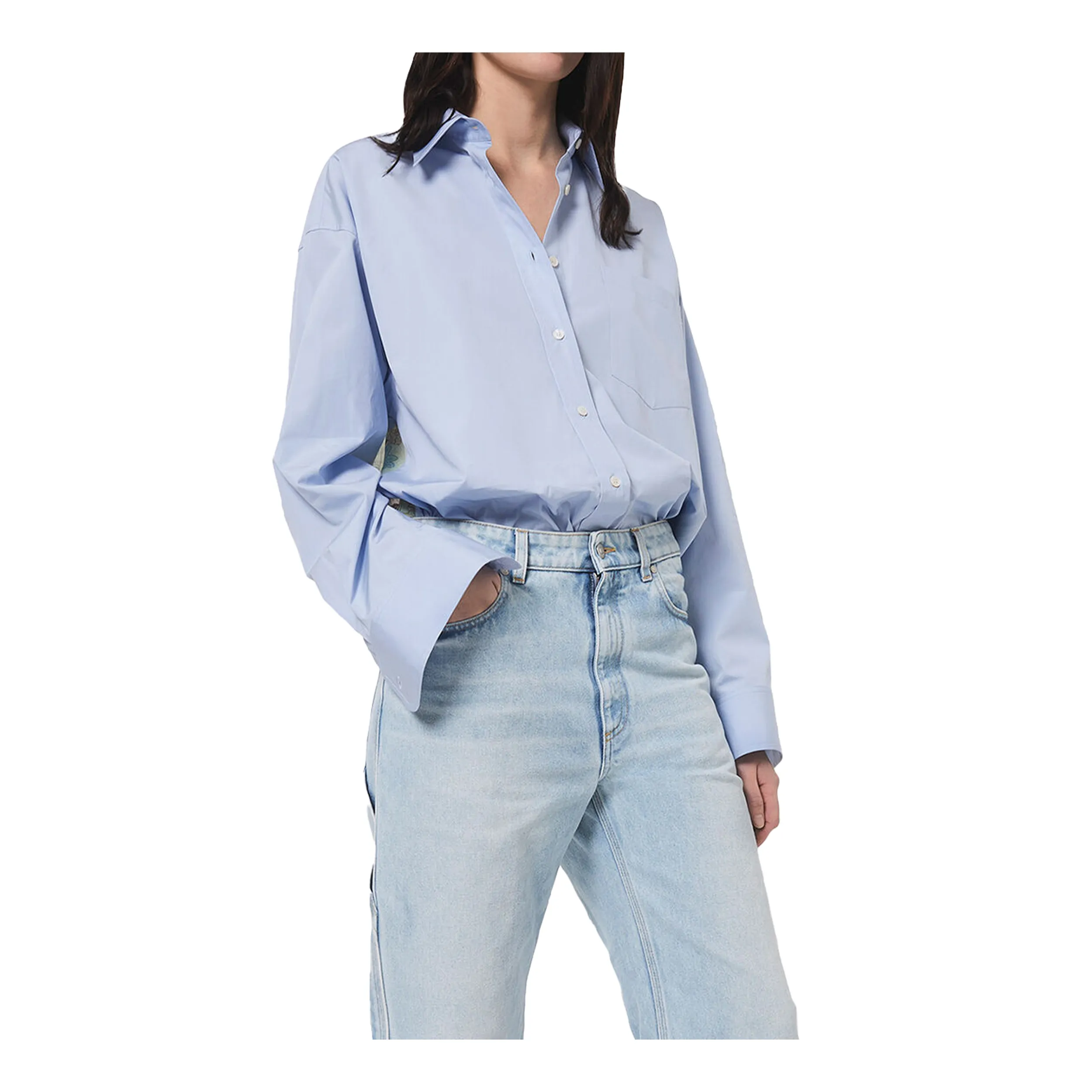 Stella McCartney  |Oversized Poplin Shirt