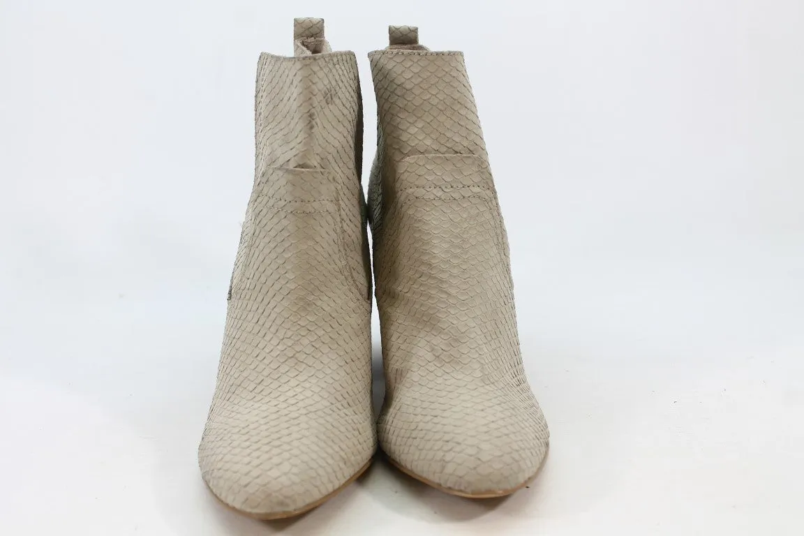 Steve Madden Narrate Womens Beige Snake Boots 7.5M(ZAP12128)