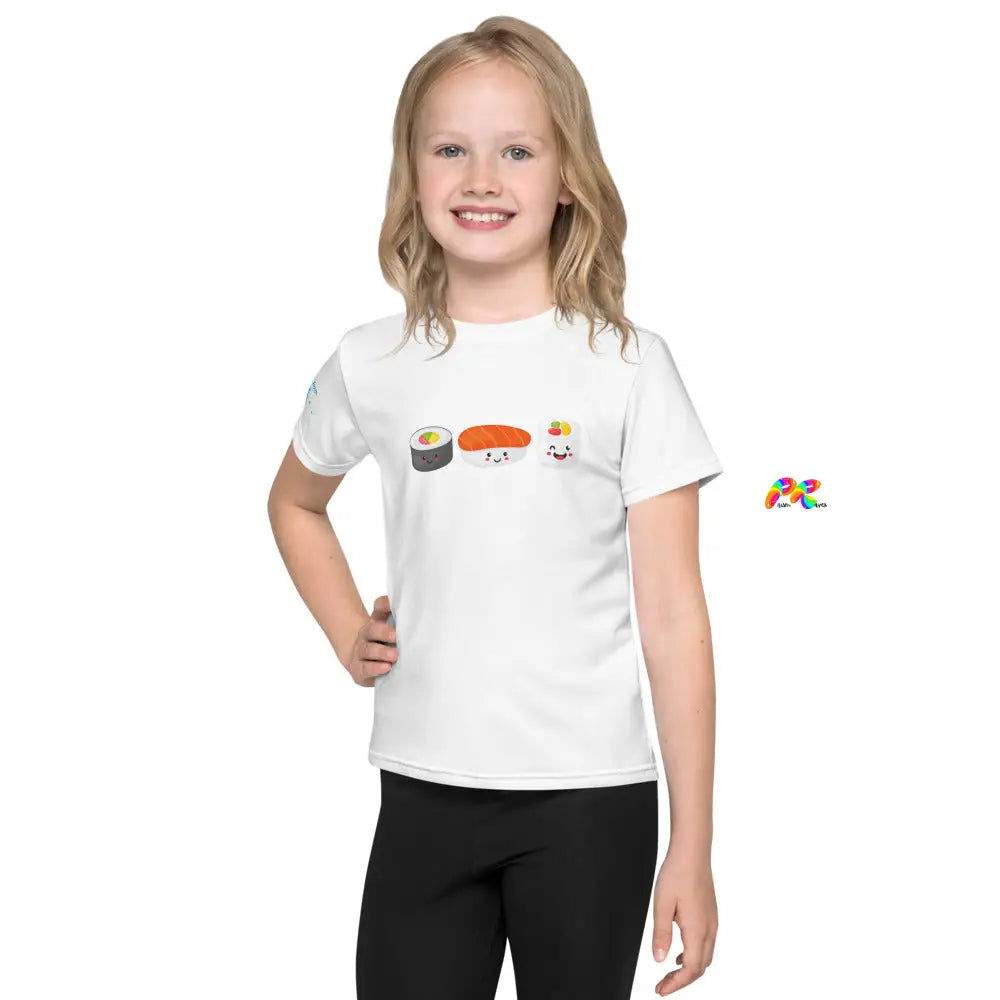 Sushi Roll Kids Crew Neck T-shirt