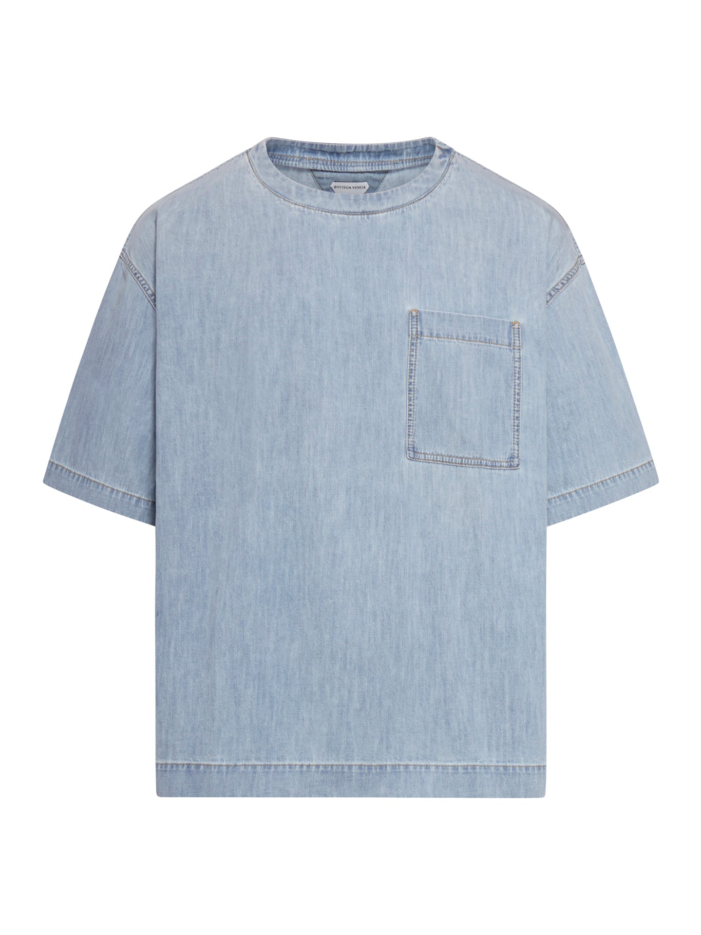 t-shirt boxy in denim