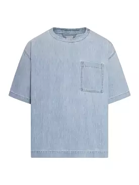 t-shirt boxy in denim