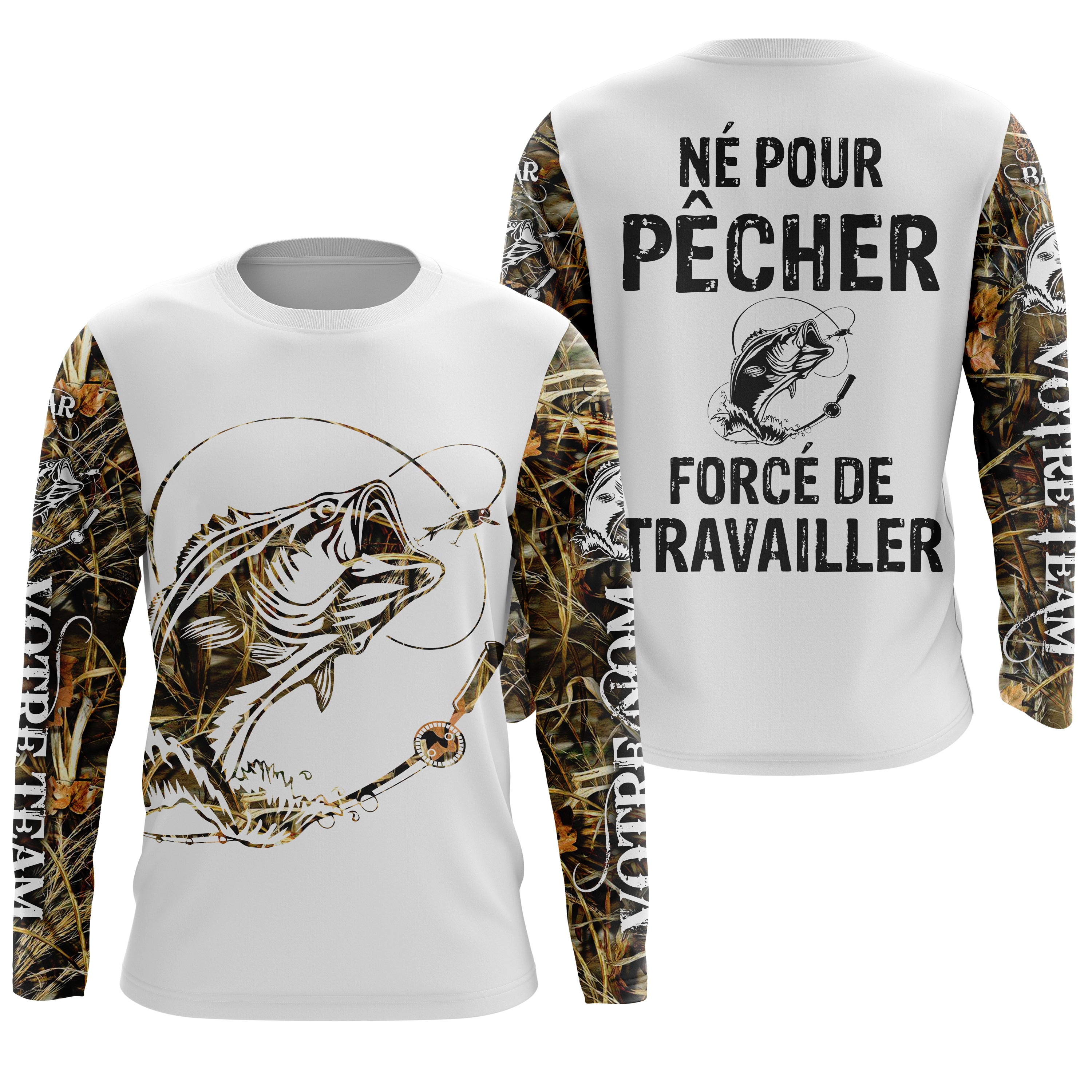 T-shirt Humour Pêche Du Bar - cologique et Durable - Style et Confort Pour Pêcheur - CT24072022