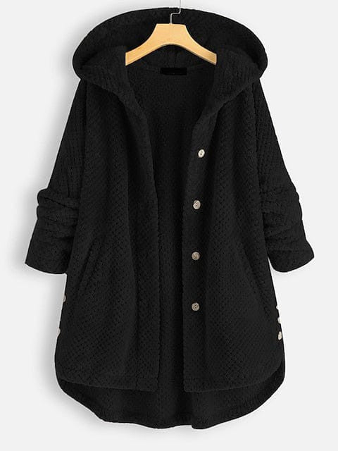 Teddy Coat with Hood: Women's Sherpa Jacket for Fall and Winter