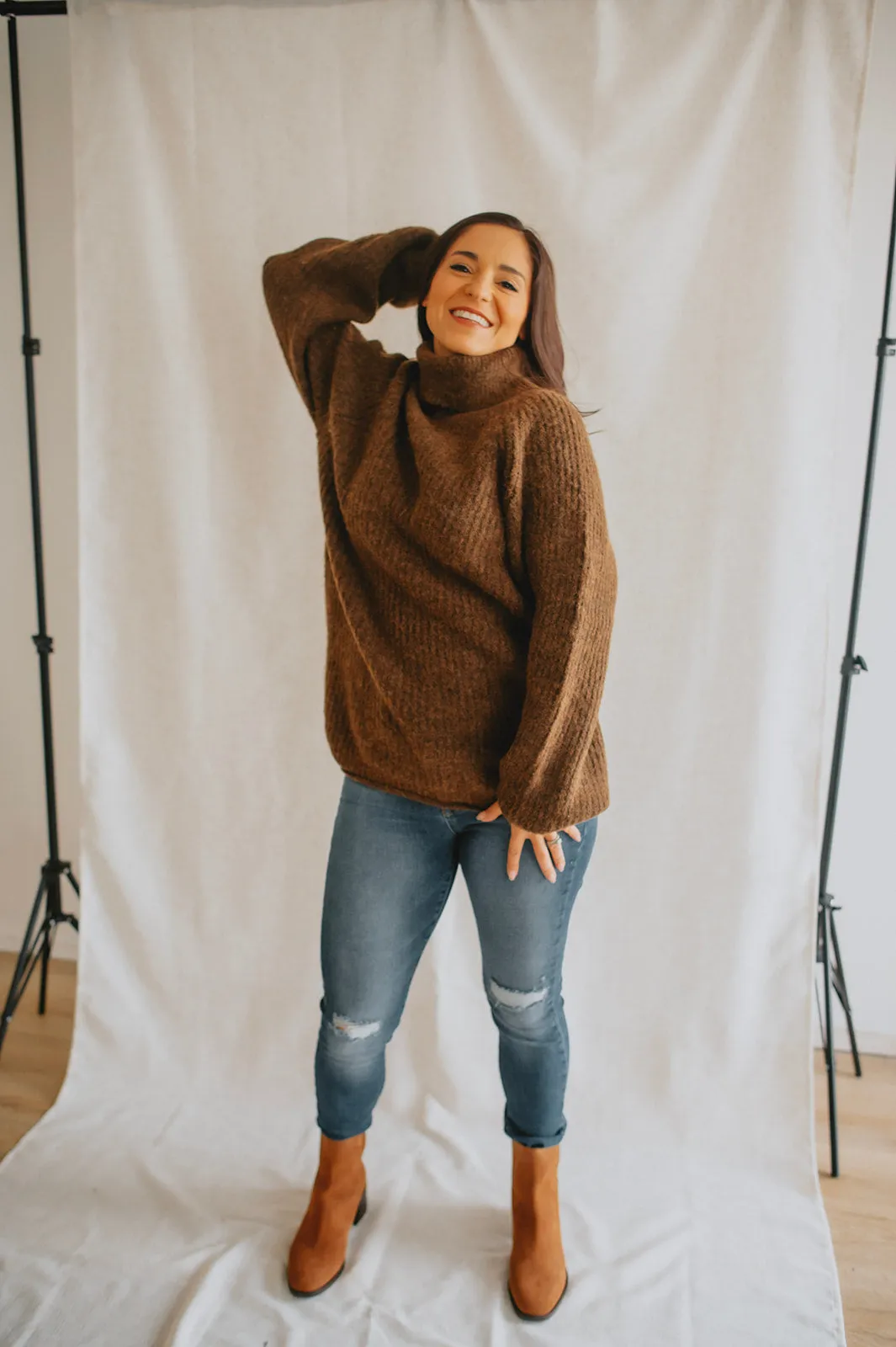 The Acacia Chunky Turtleneck Sweater