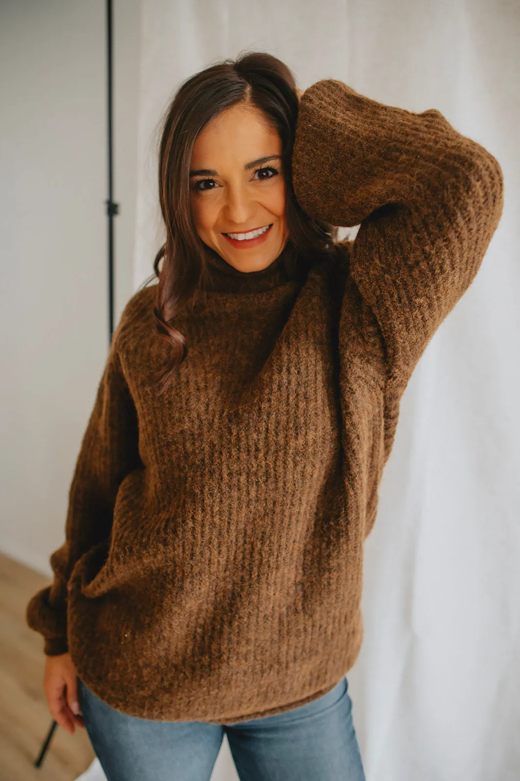 The Acacia Chunky Turtleneck Sweater