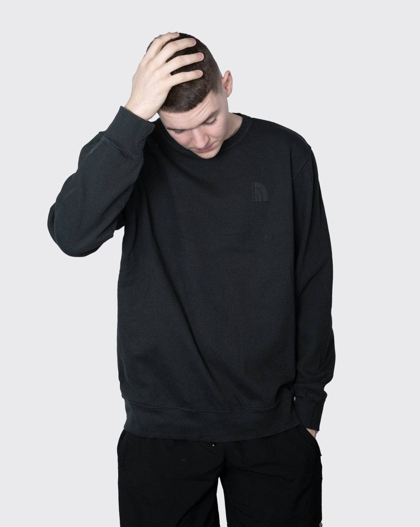 the north face garment dye crewneck