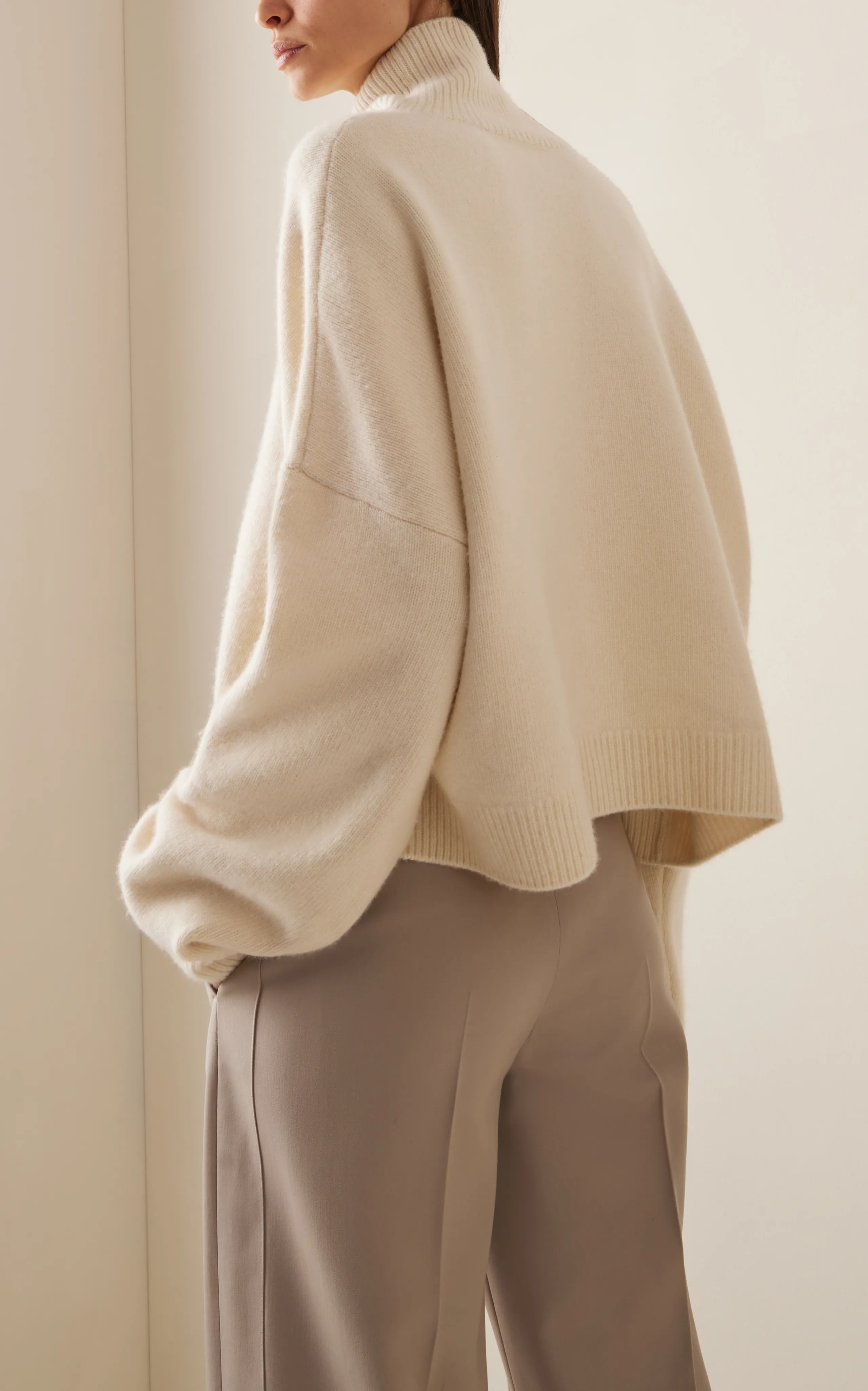 The Row Ezio Oversized Wool-Cashmere Sweater