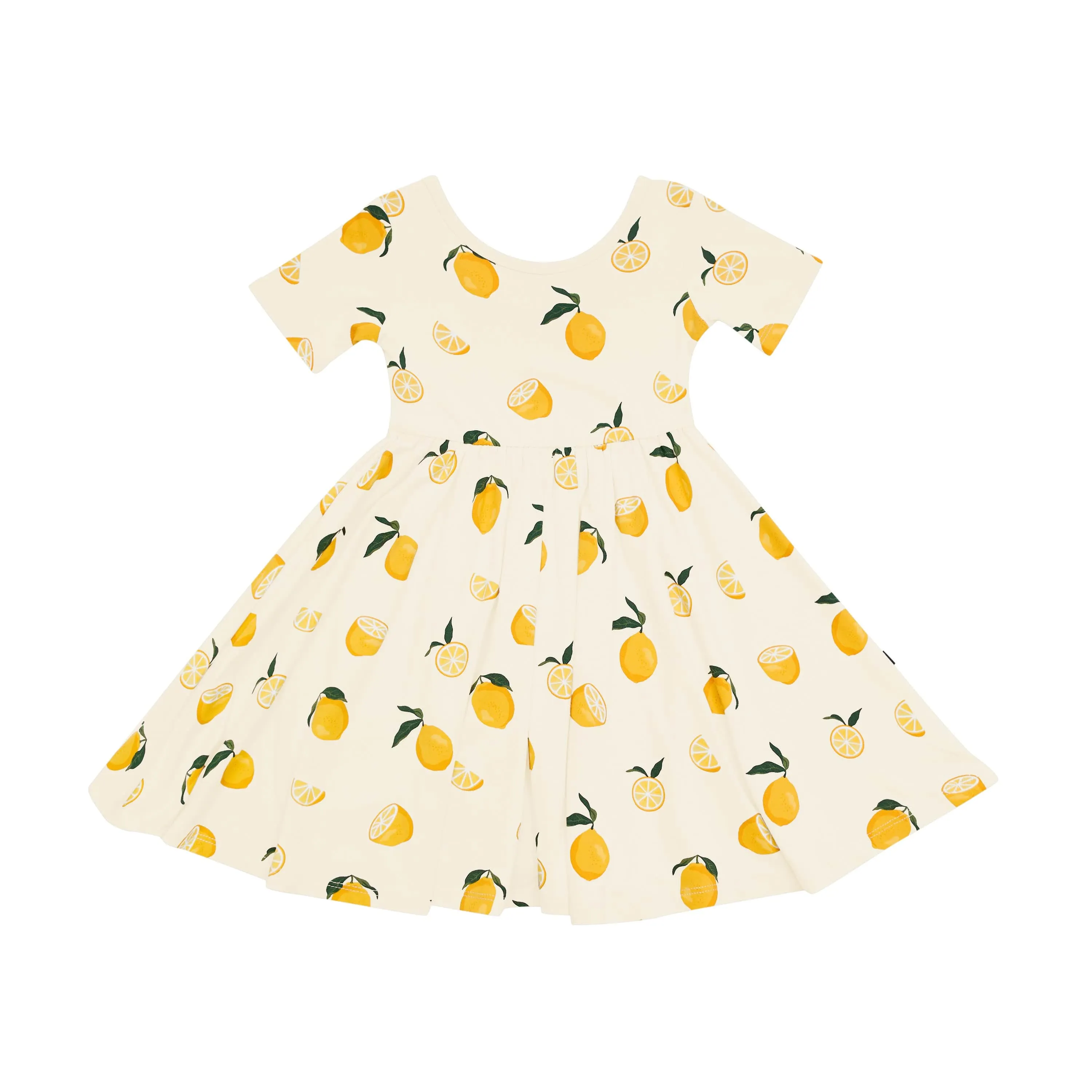 Twirl Dress in Lemon