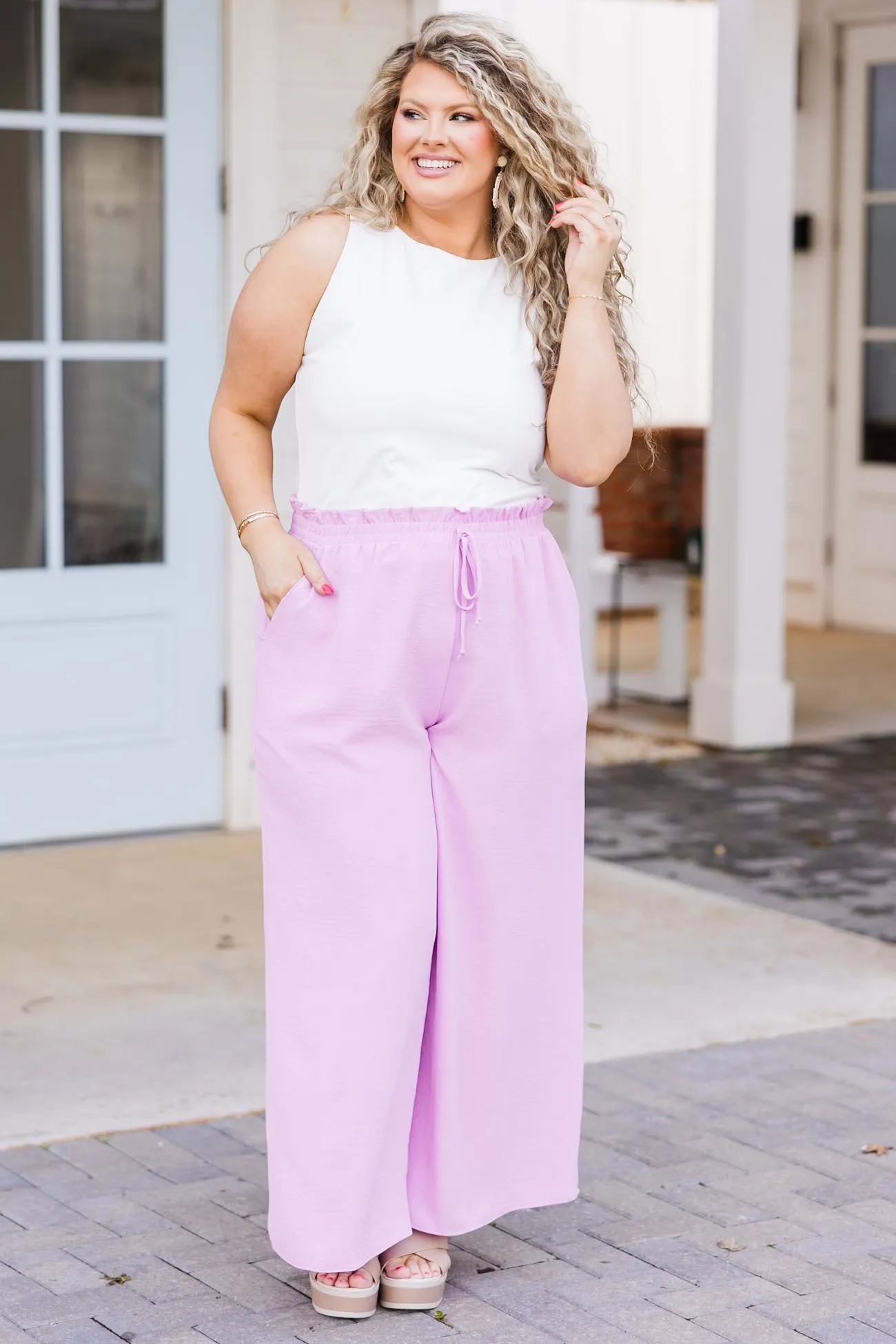 Weekend Wardrobe Pant, Lilac