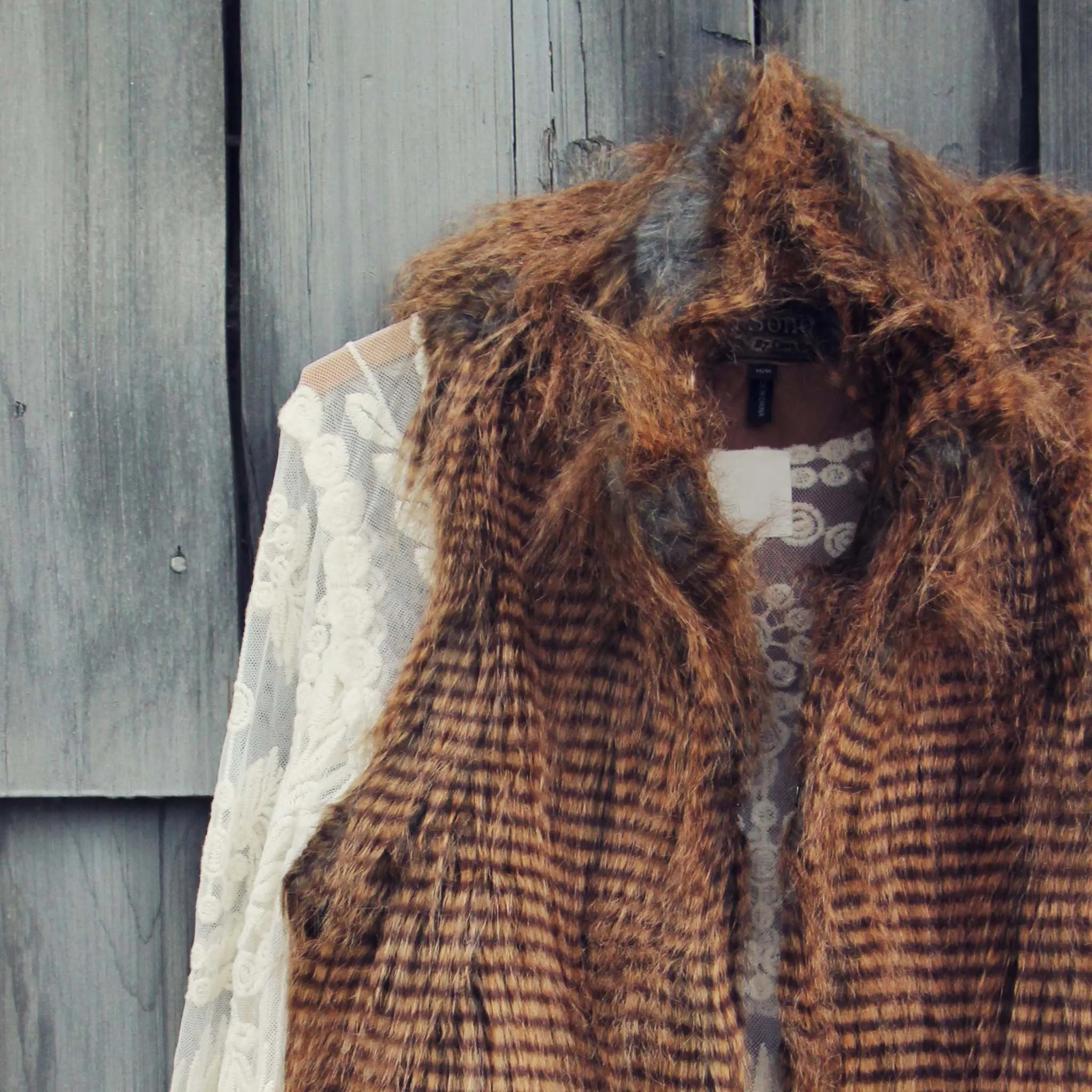 Winter Moon Faux Fur Vest