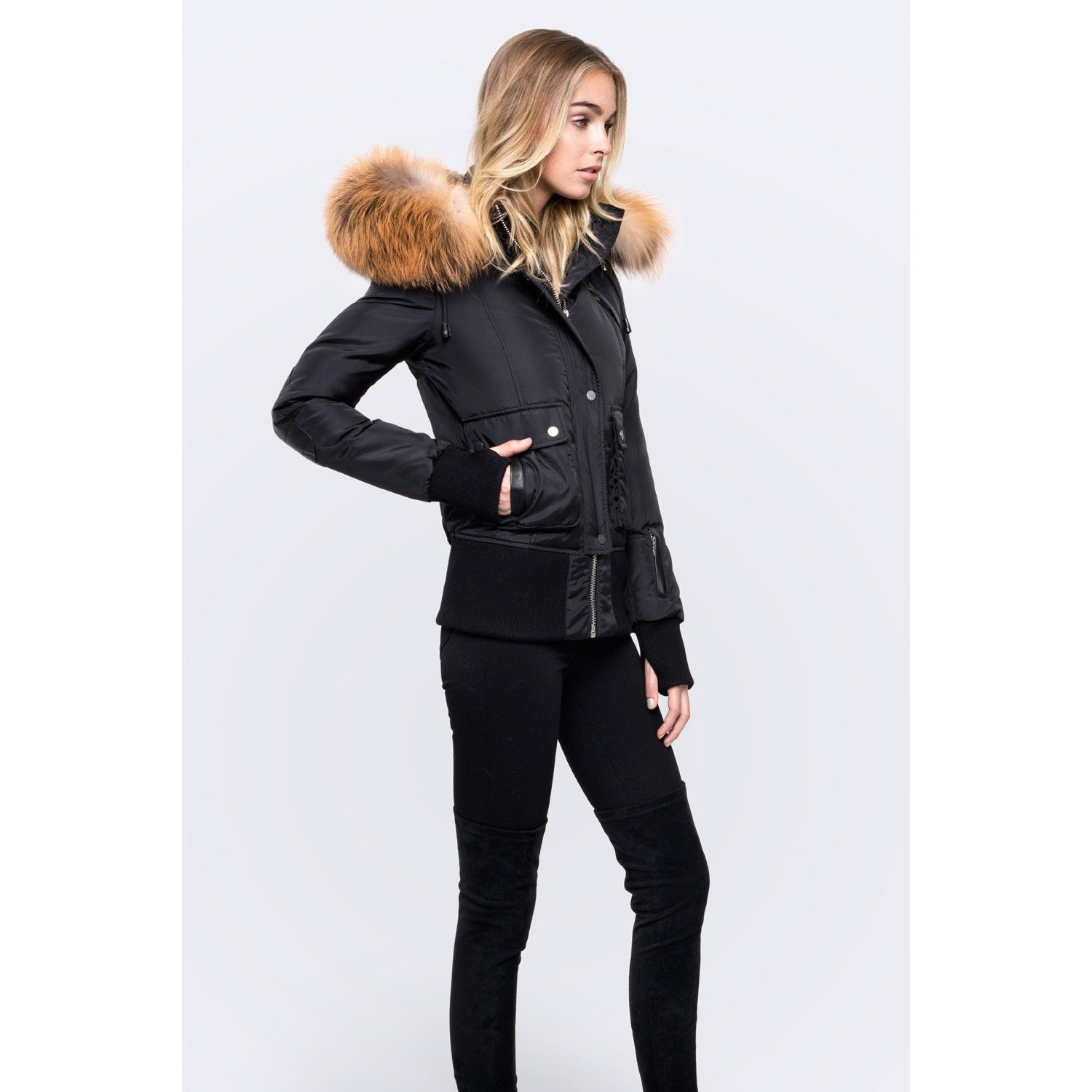 Women's Nicole Benisti Fordham Coat - Black/Gold