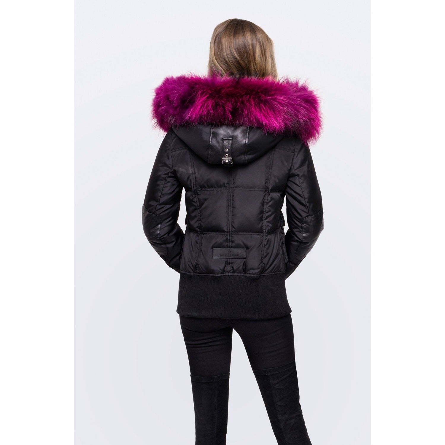 Women's Nicole Benisti Fordham Coat - Black/Magenta