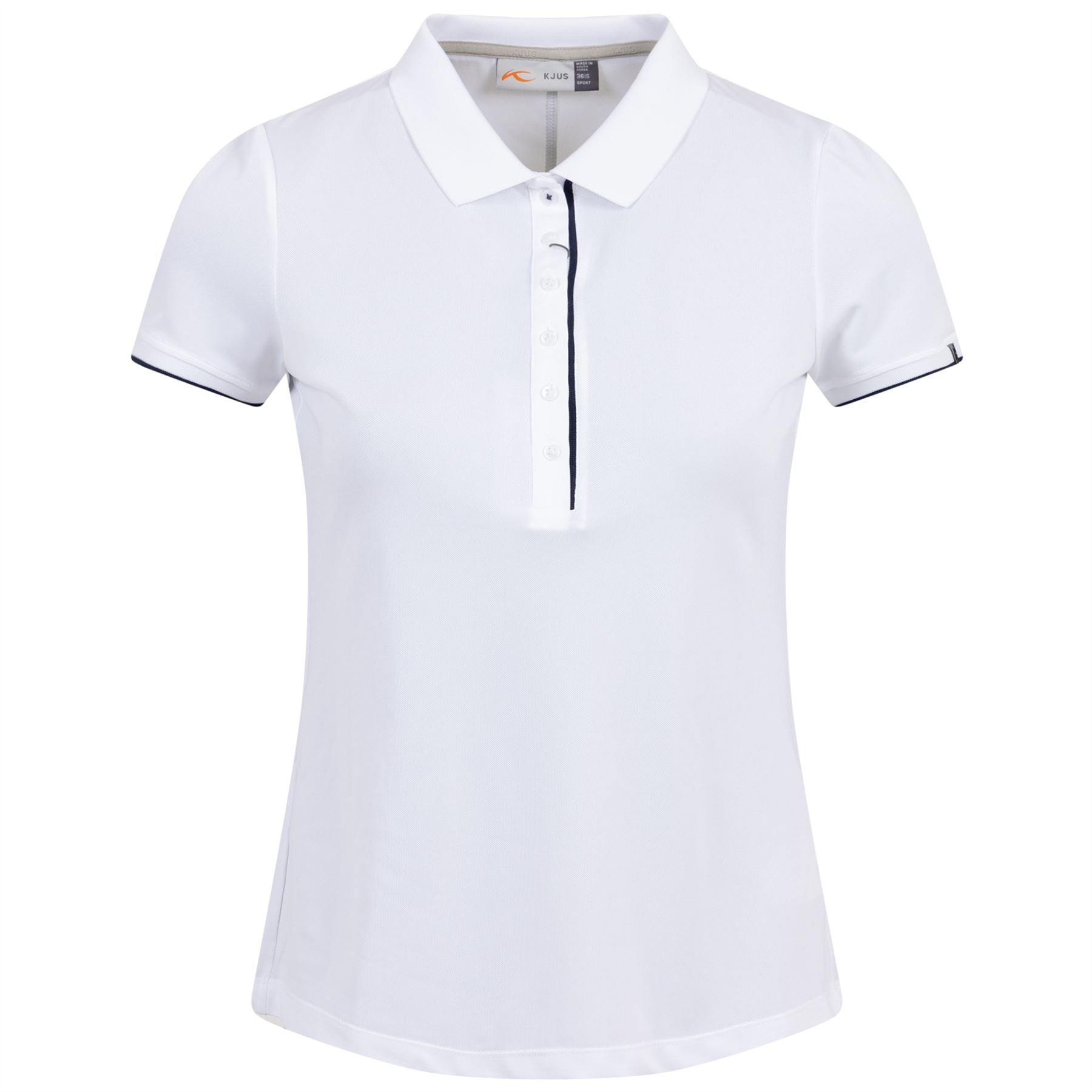 Womens Sia Polo White - SS24