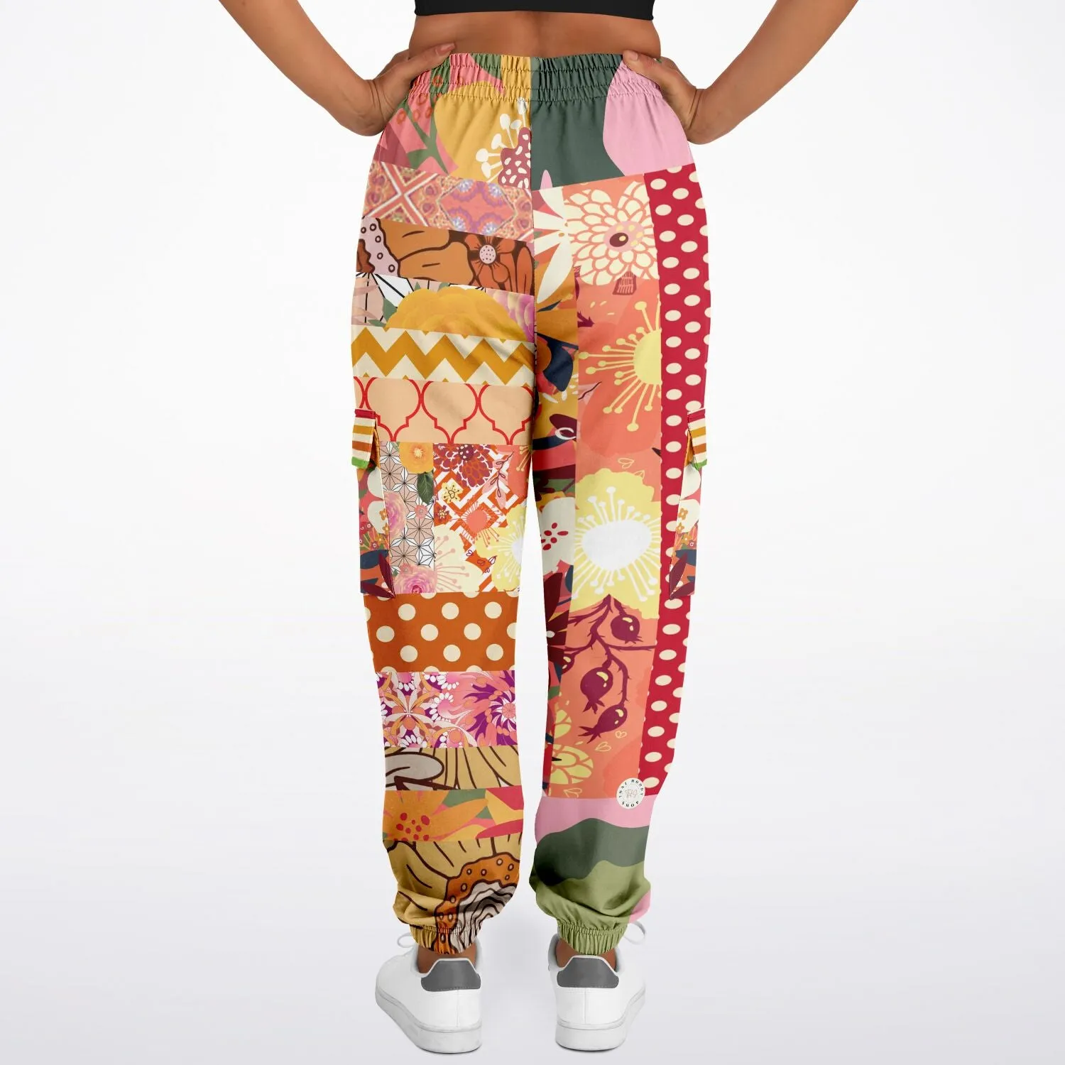 Yogananda Floral Patchwork Unisex Cargo Sweats