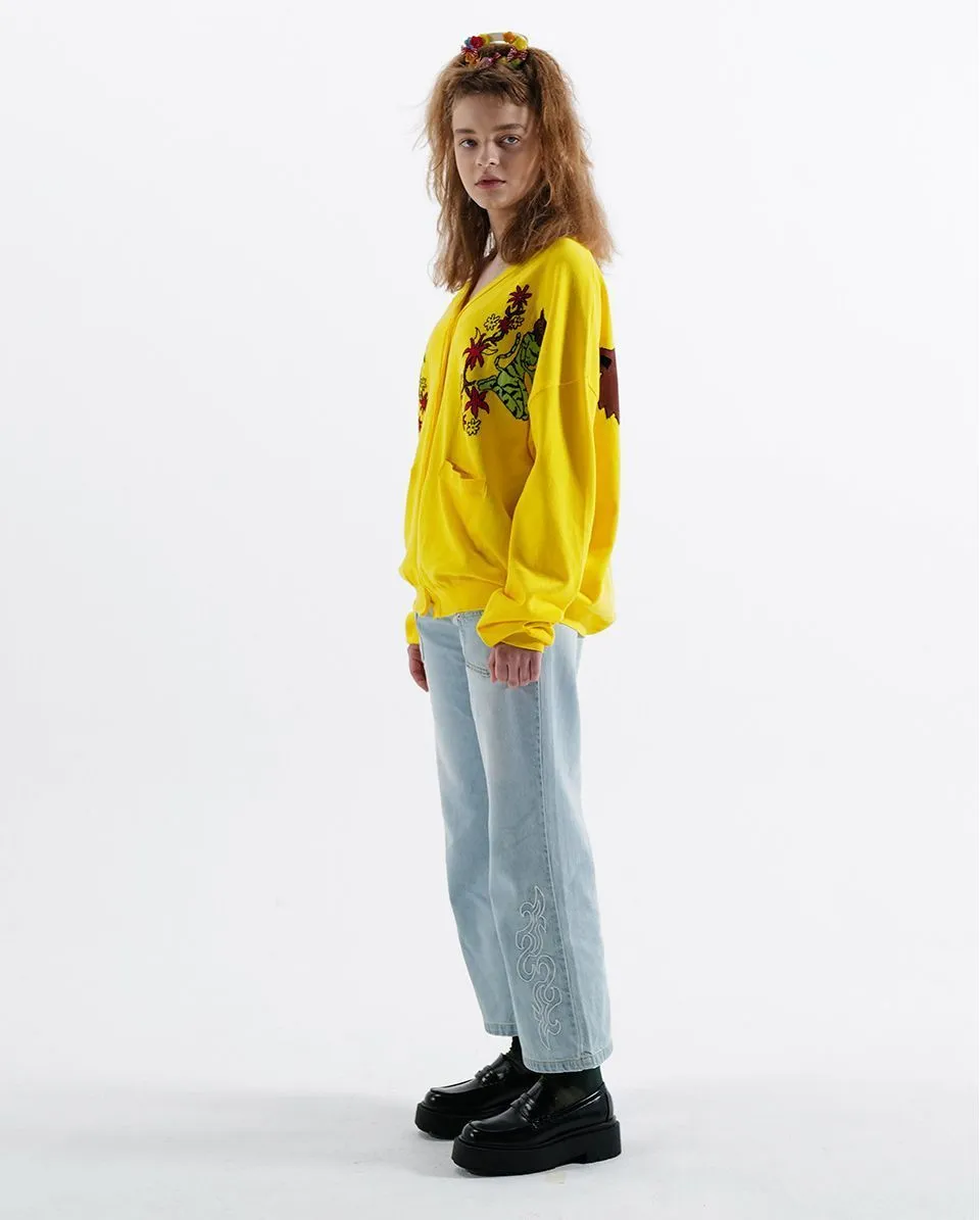 YOUTHBATH  |Unisex Street Style Cotton Oversized Cardigans